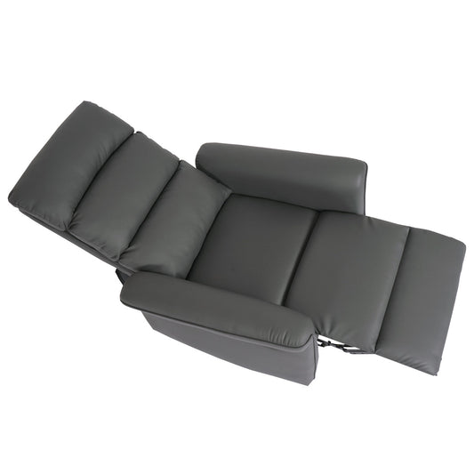 Cosmo Casa - TV-Fauteuil - Verstelbaar - Kunstleer - Grijs