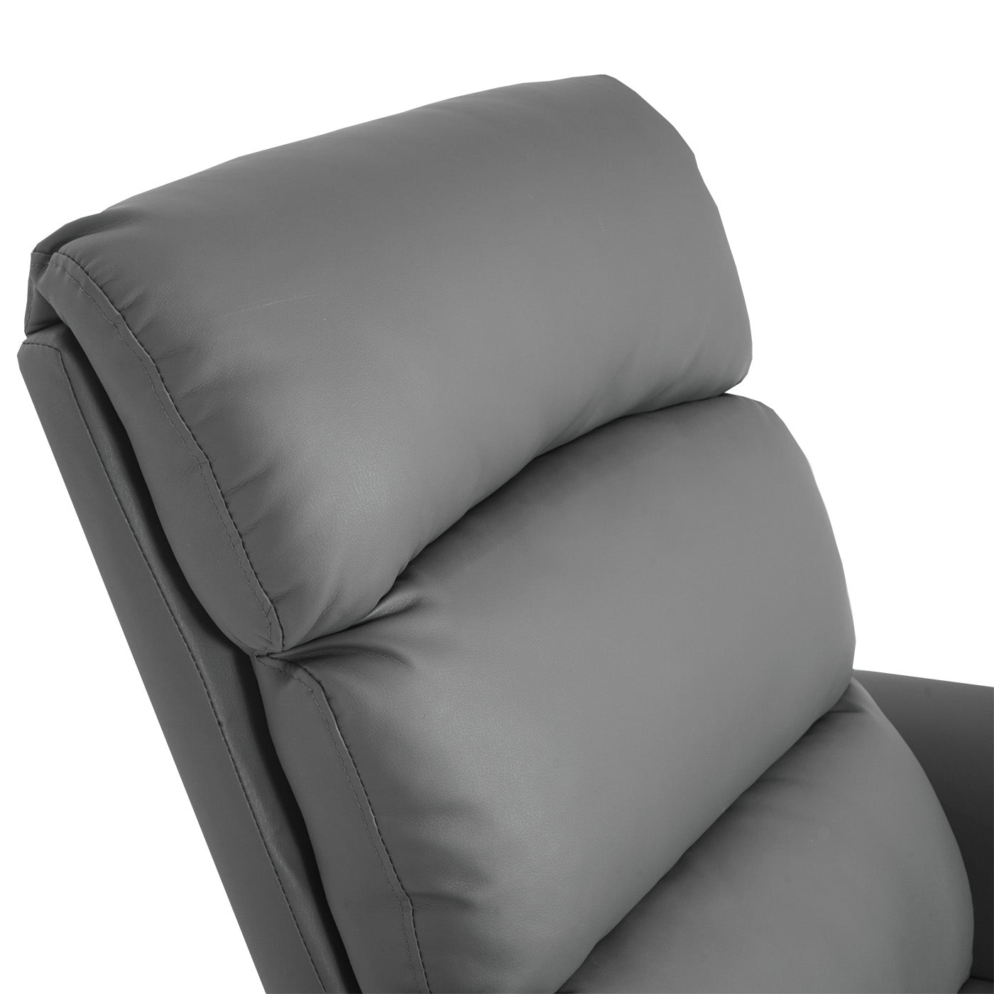 Cosmo Casa - TV-Fauteuil - Verstelbaar - Kunstleer - Grijs