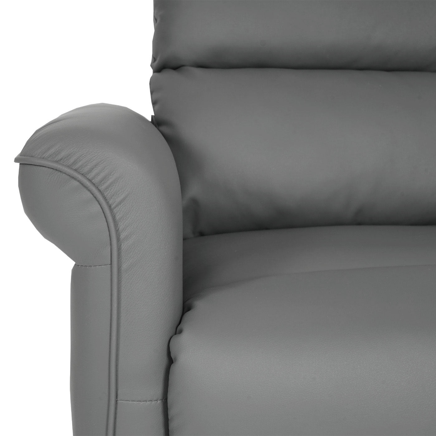 Cosmo Casa - TV-Fauteuil - Verstelbaar - Kunstleer - Grijs