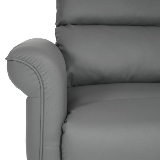 Cosmo Casa - TV-Fauteuil - Verstelbaar - Kunstleer - Grijs