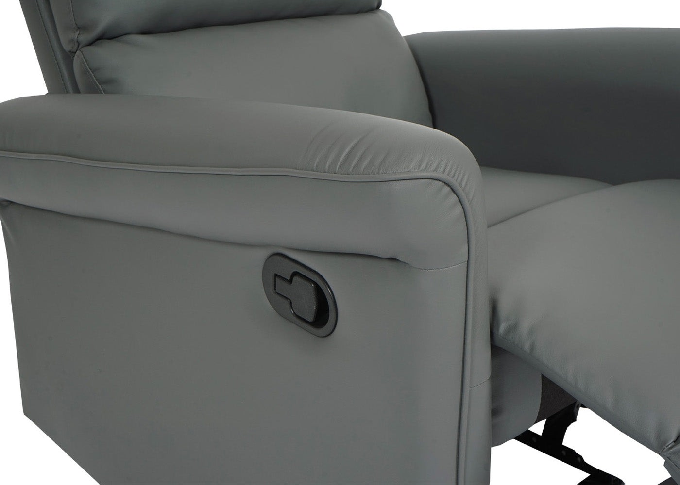 Cosmo Casa - TV-Fauteuil - Verstelbaar - Kunstleer - Grijs