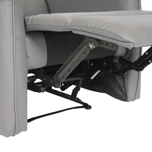 Cosmo Casa - TV-Fauteuil - Verstelbaar - Kunstleer - Grijs