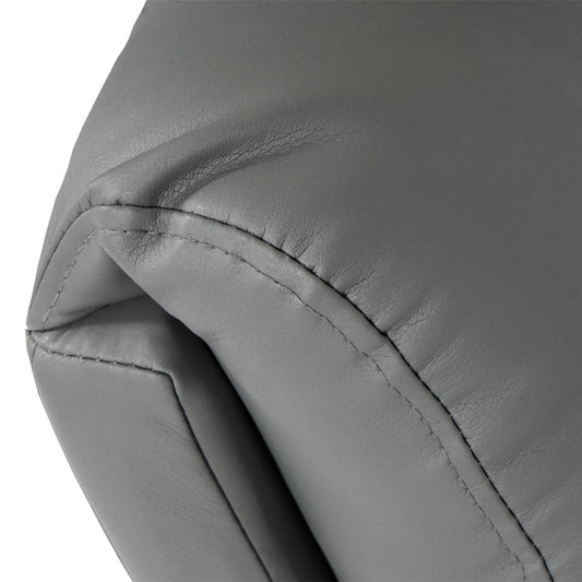 Cosmo Casa - TV-Fauteuil - Verstelbaar - Kunstleer - Grijs