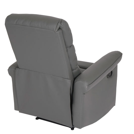 Cosmo Casa - TV-Fauteuil - Verstelbaar - Kunstleer - Grijs