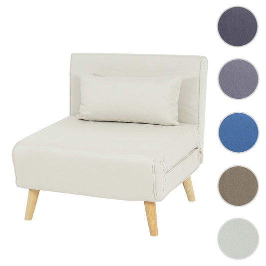 Cosmo Casa - Slaapstoel - Multifunctioneel - Textiel - Crème-Beige