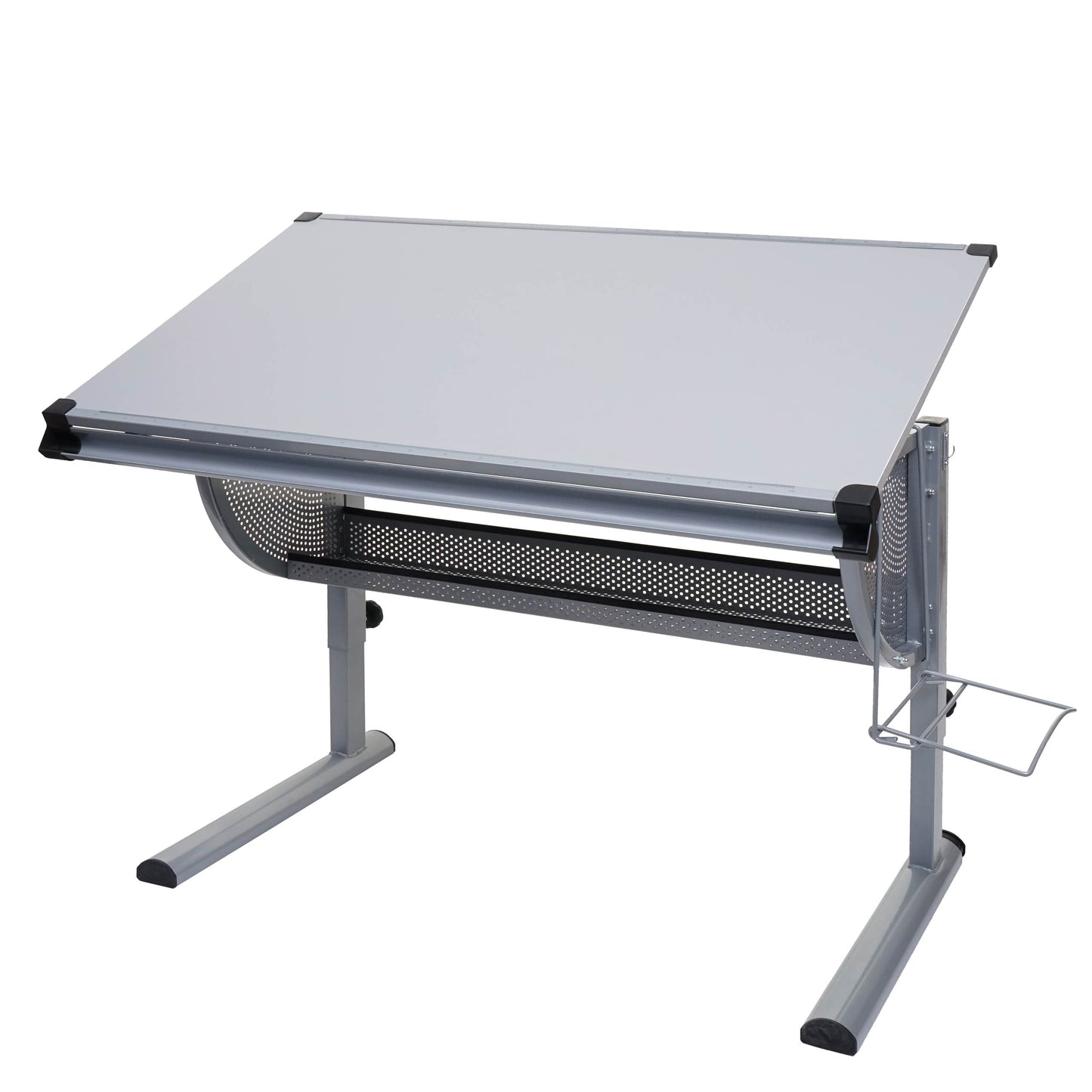 Cosmo Casa - Kinderbureau - Verstelbaar - Oxford - Grijs