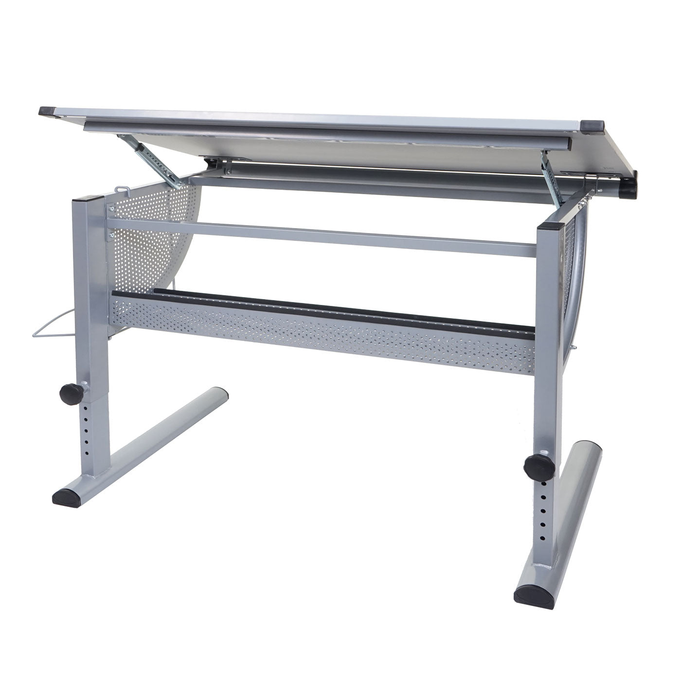 Cosmo Casa - Kinderbureau - Verstelbaar - Oxford - Grijs