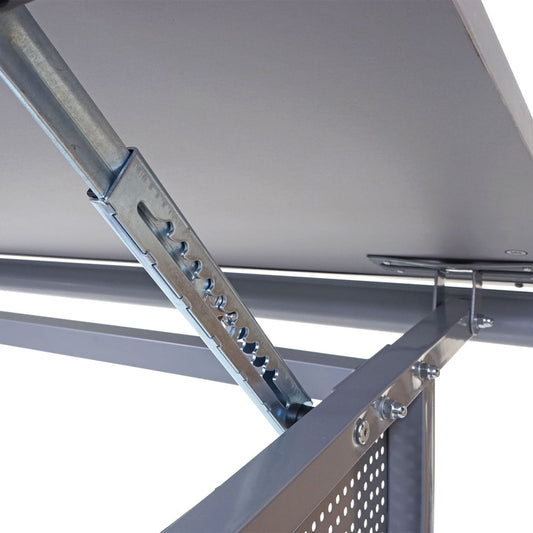 Cosmo Casa - Kinderbureau - Verstelbaar - Oxford - Grijs