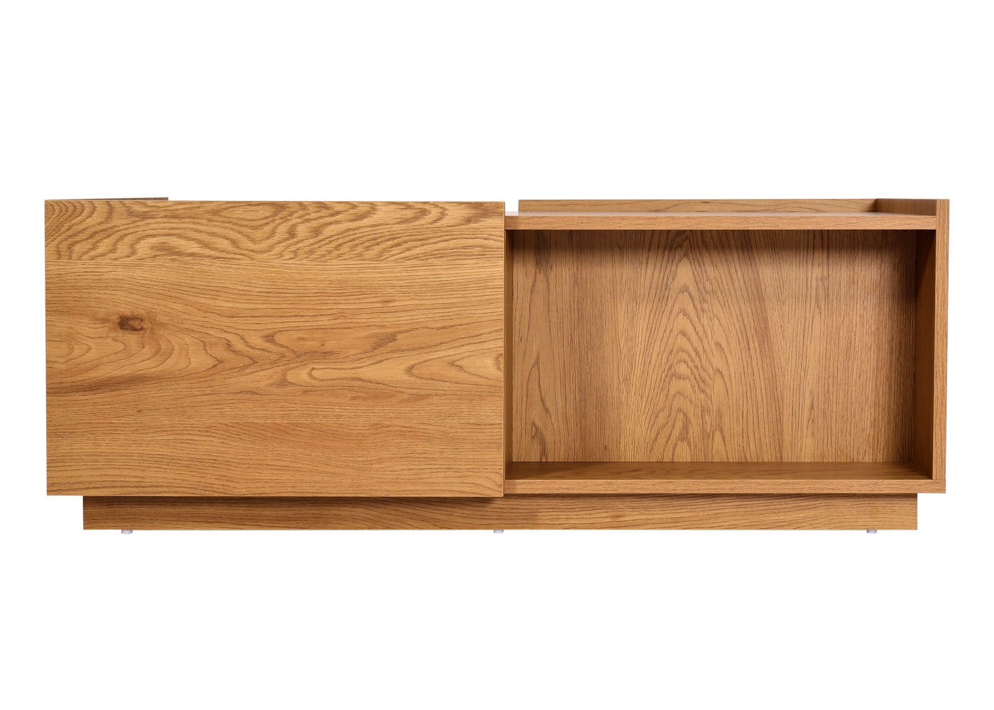 Cosmo Casa - Salontafel - Lade - MDF - Eikenlook - 110×50×40 cm