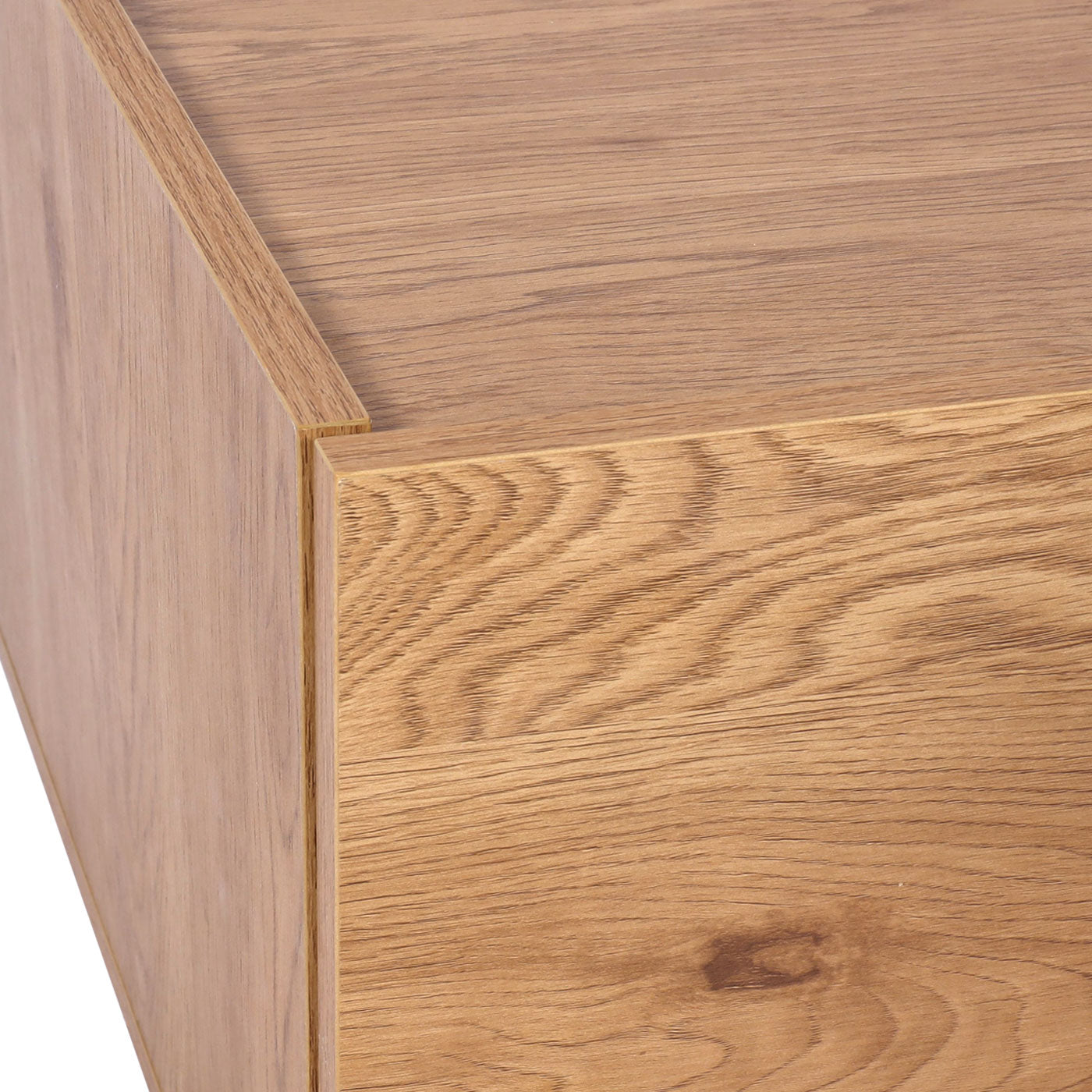 Cosmo Casa - Salontafel - Lade - MDF - Eikenlook - 110×50×40 cm