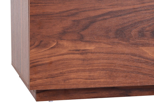 Cosmo Casa - Salontafel - Lade - MDF - Walnootlook - 110×50×40 cm