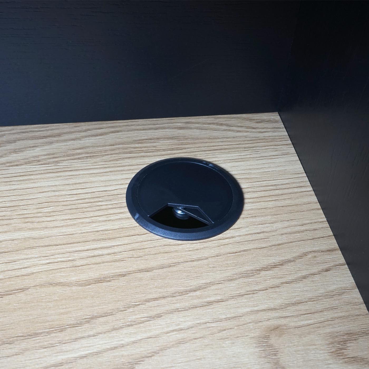 Cosmo Casa - Bureau - Computertafel/Werktafel met Lade - Eikenlook MDF & Metaal - 120×50 cm