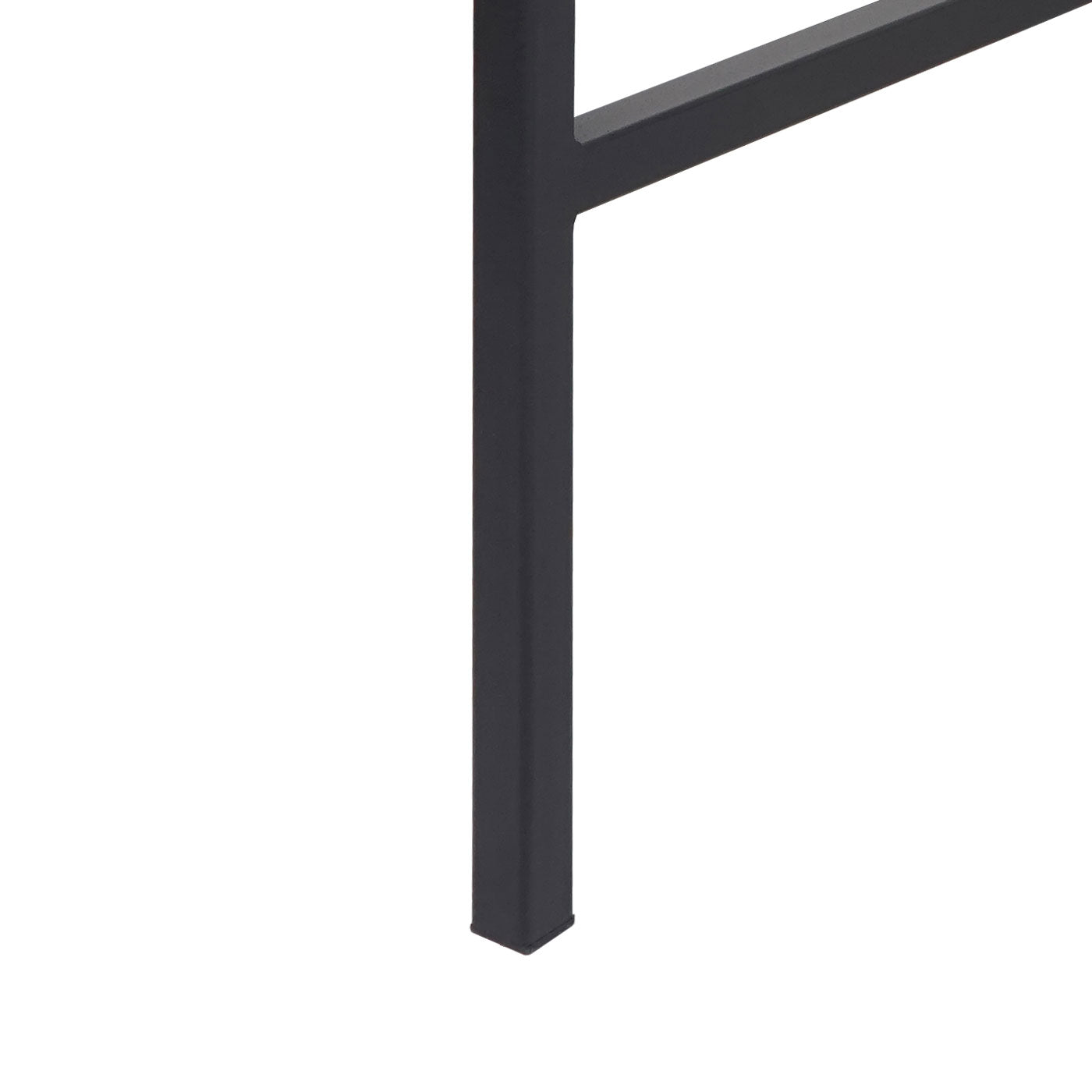 Cosmo Casa - Bureau - Computertafel/Werktafel met Lade - Eikenlook MDF & Metaal - 120×50 cm