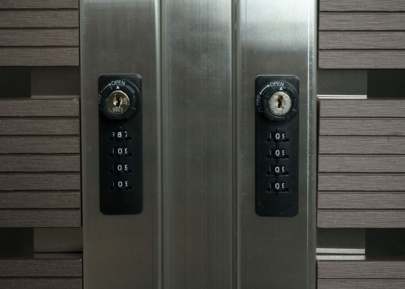 Cosmo Casa - XL Afvalcontainerbekleding - Afvalcontainerbak - WPC & RVS - Antraciet - 117×144×102 cm / 88 kg