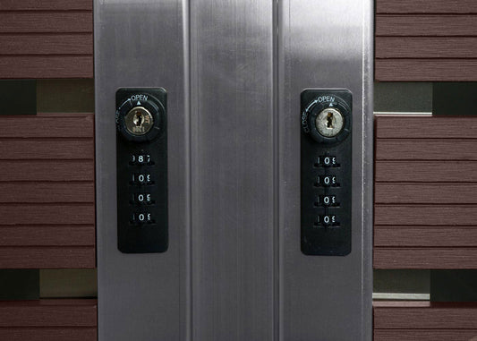 Cosmo Casa - XL Afvalcontainerbekleding - Afvalcontainerbak - WPC & RVS - Walnoothoutlook - 117×144×102 cm / 88 kg