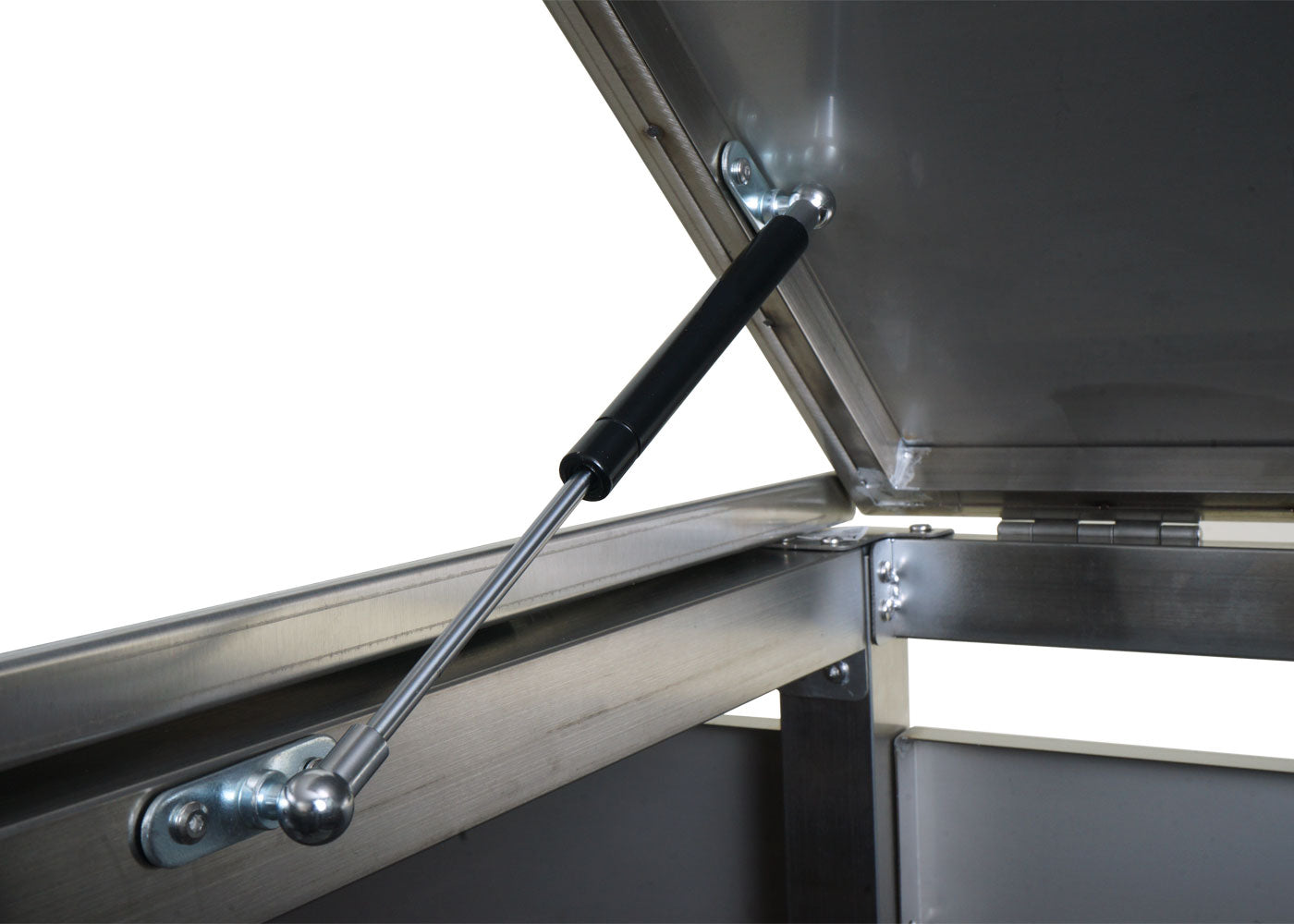 Cosmo Casa - XL Afvalcontainerbekleding - Afvalcontainerbak - WPC & RVS - Walnoothoutlook - 117×144×102 cm / 88 kg