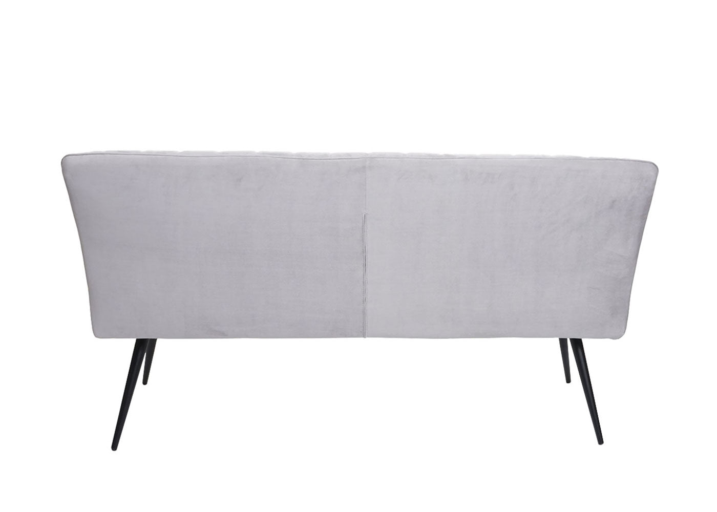 Cosmo Casa - Bank - Gestoffeerd - Textiel & Metaal - Lichtgrijs - 160 cm