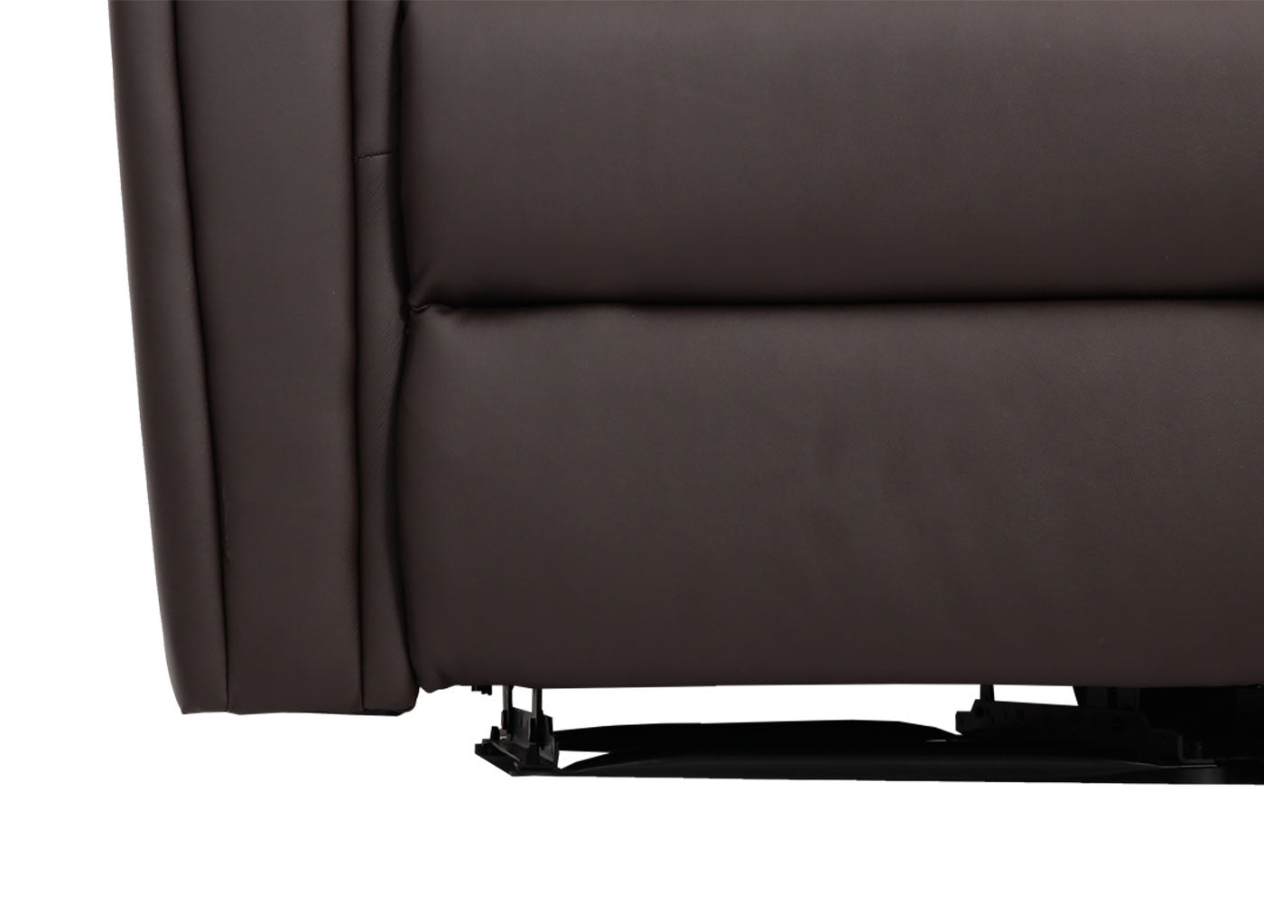 Cosmo Casa - 2-zits Bioscoopstoel - Relax - Kunstleer - Bruin