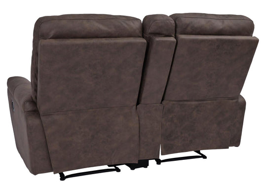 Cosmo Casa - 2-zits Bioscoopstoel - Relax - Textiel - Bruin