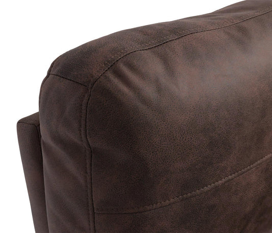 Cosmo Casa - 2-zits Bioscoopstoel - Relax - Textiel - Bruin