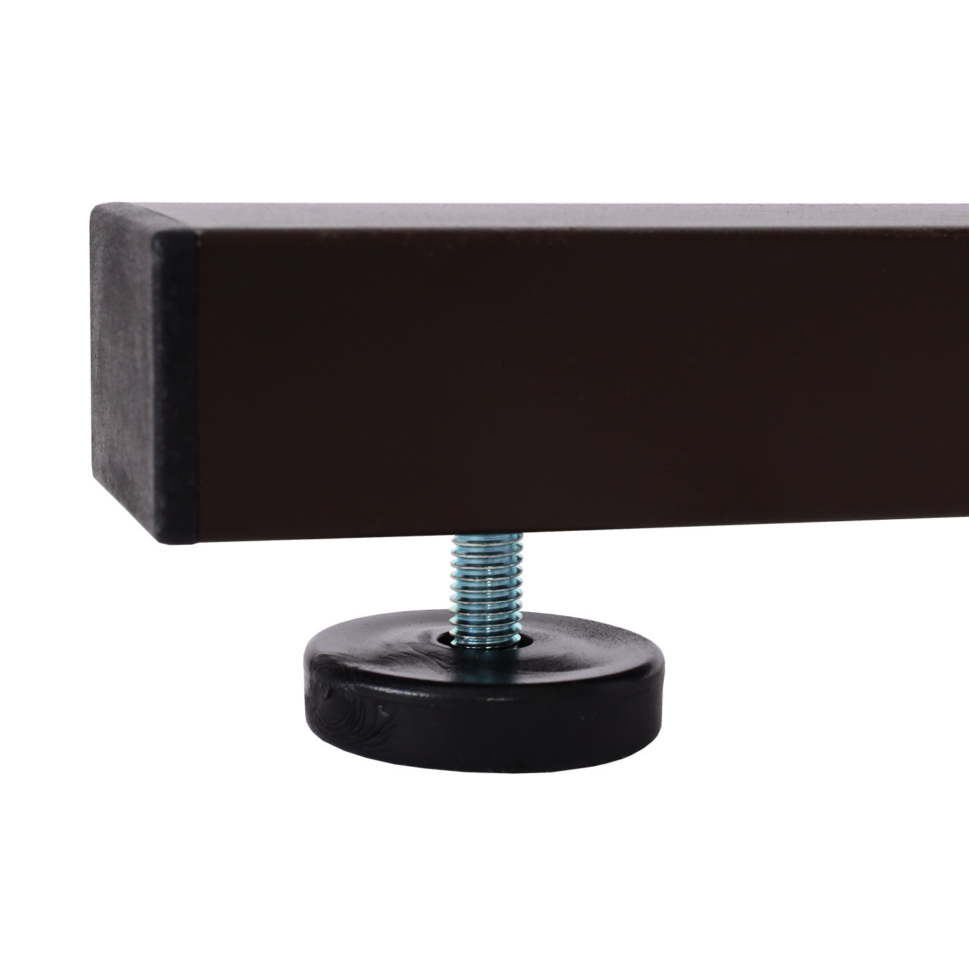 Cosmo Casa - Sperrooster - Uitschuifbaar draaibaar schaarrooster beschermrooster hekwerk - Staal - Bruin - 103×36–265×31 cm