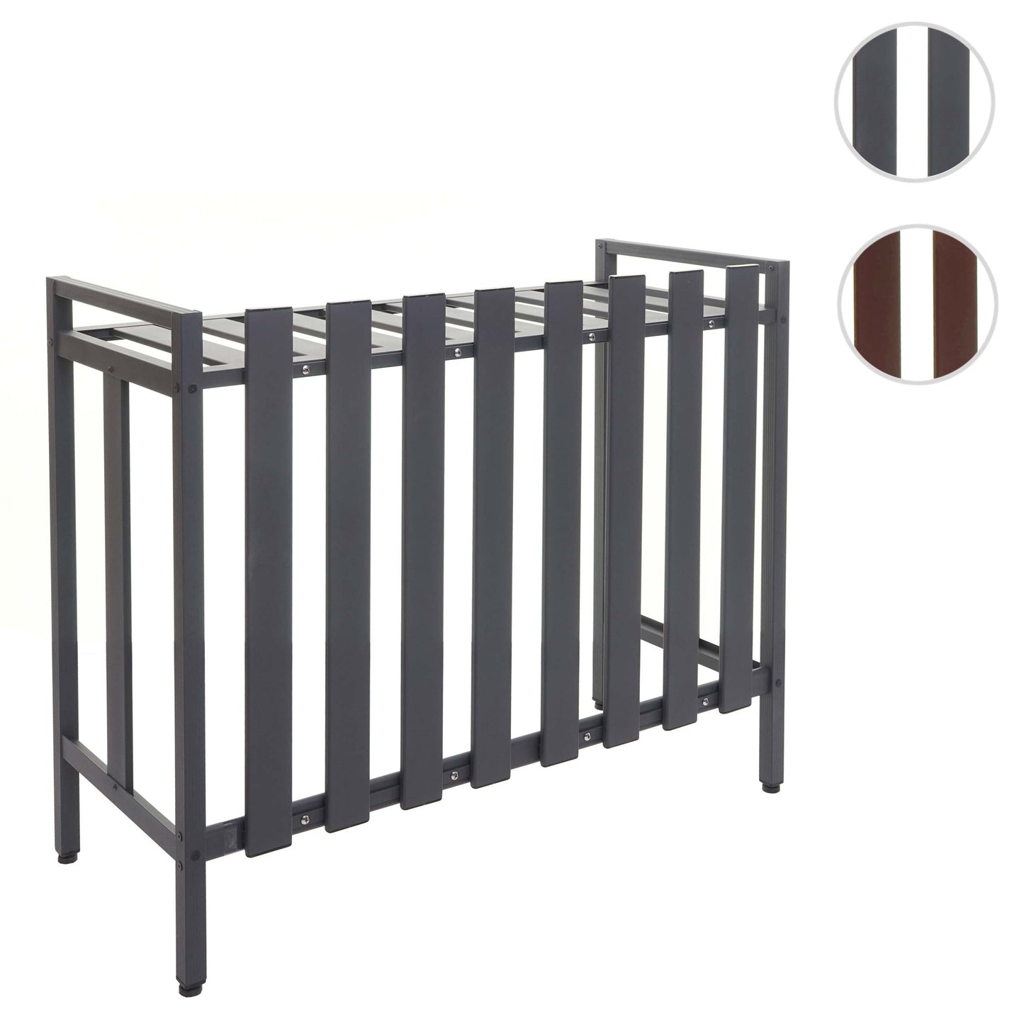 Cosmo Casa - Hoes - Bescherming - Metaal - Grijs - 80×90×39 cm