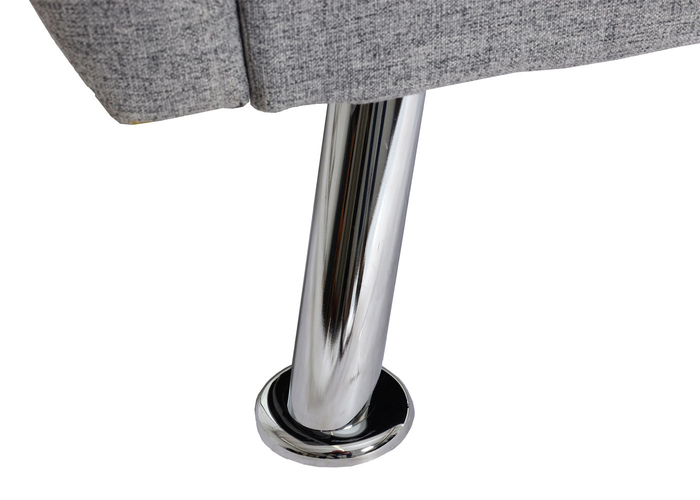 Cosmo Casa - Bank - Slaapfunctie - Textiel - Lichtgrijs - 203 cm