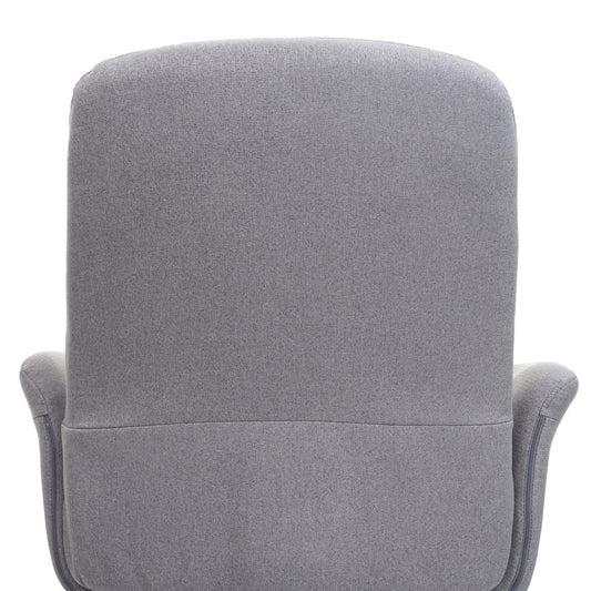 Cosmo Casa - Bureaustoel - Draaibaar - Textiel - Grijs