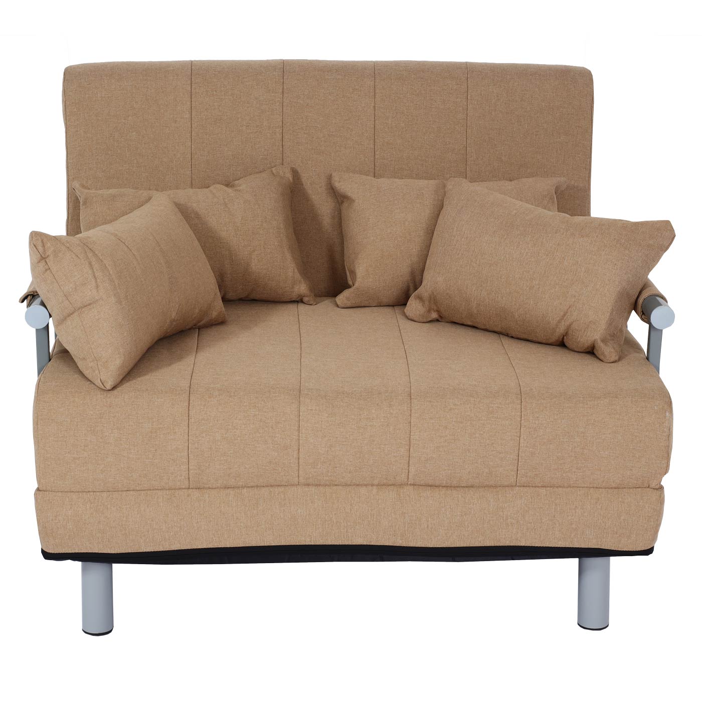 Cosmo Casa - Slaapstoel - Klapbaar - Textiel - Crème-Beige - 186×97 cm