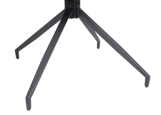 Cosmo Casa - Eetkamerstoel - Swivel - Textiel - Grijs-Donkergrijs