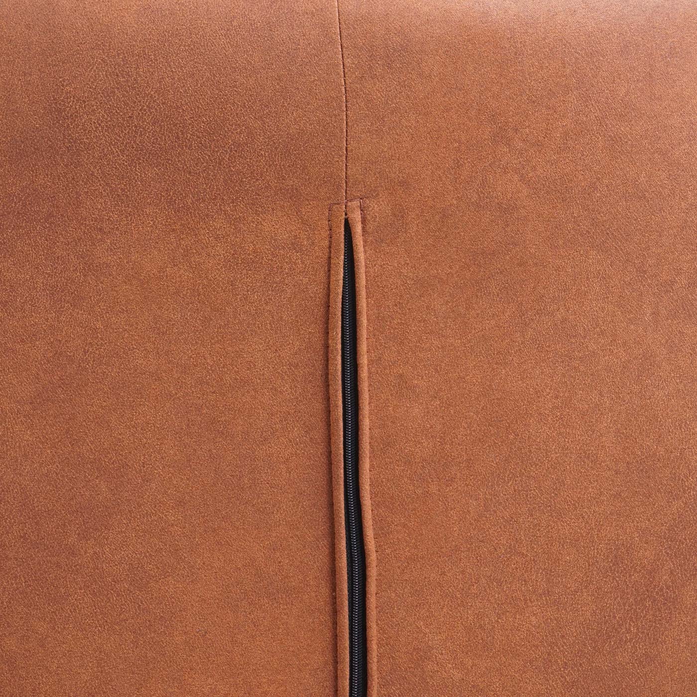 Cosmo Casa - Eetkamerstoel - Swivel - Suède Look - Bruin