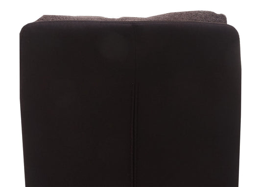 Cosmo Casa - Eetkamerstoel - Swivel - Textiel - Bruin-Donkerbruin