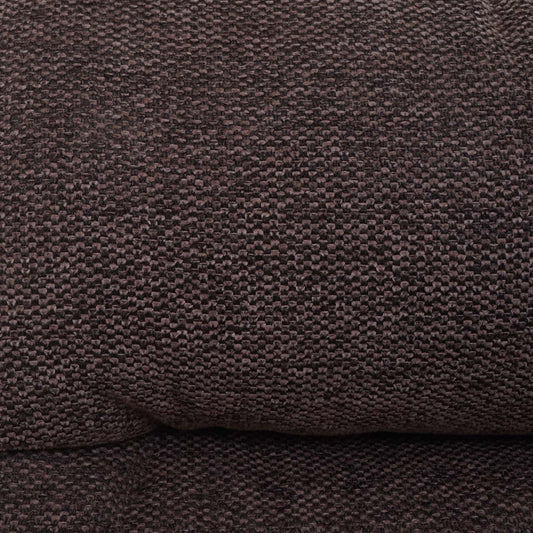 Cosmo Casa - Eetkamerstoel - Swivel - Textiel - Bruin-Donkerbruin