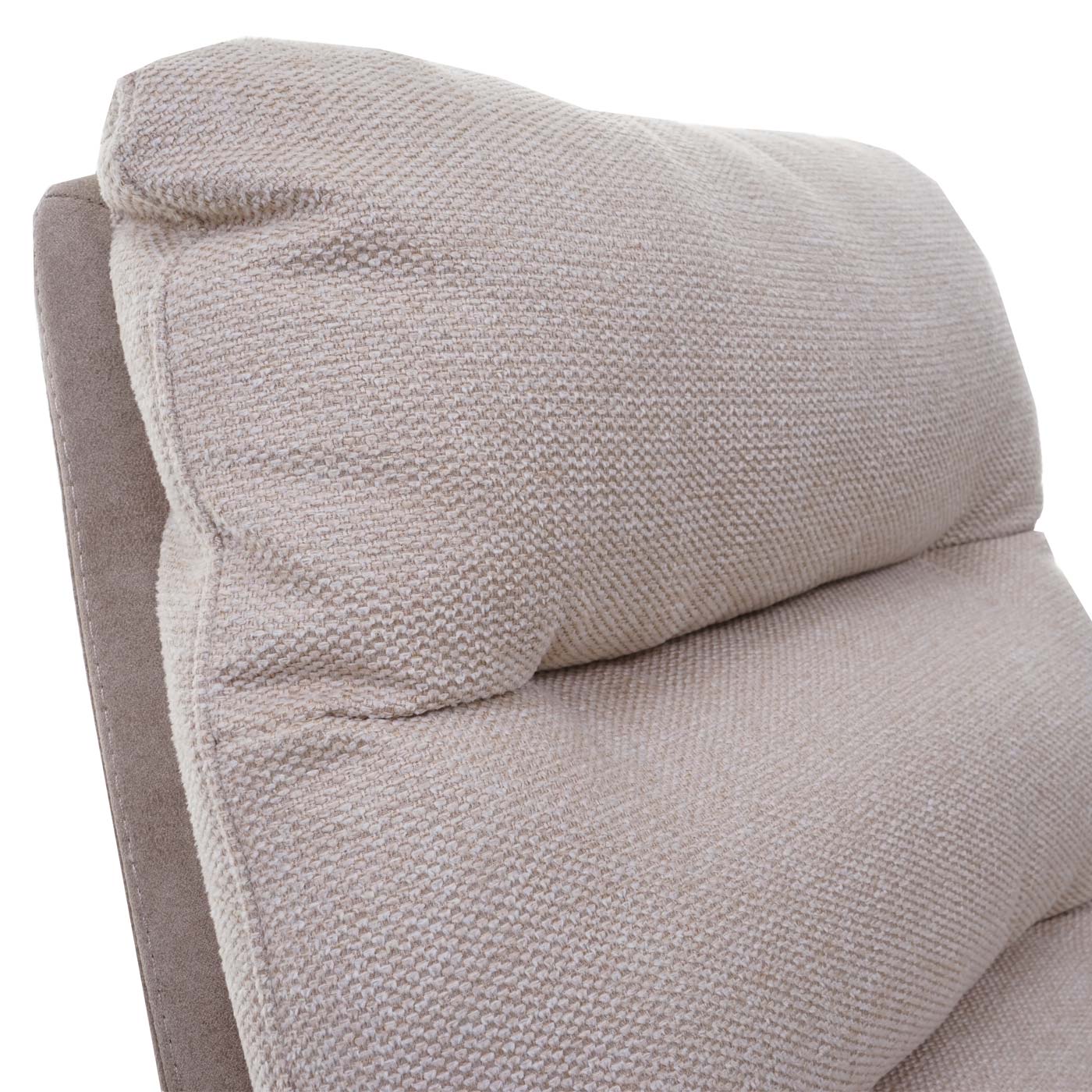 Cosmo Casa - Eetkamerstoel - Swivel - Textiel - Crème