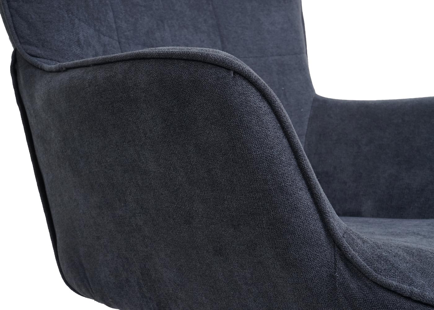 Cosmo Casa - Schommelstoel - Relax - Textiel - Antraciet