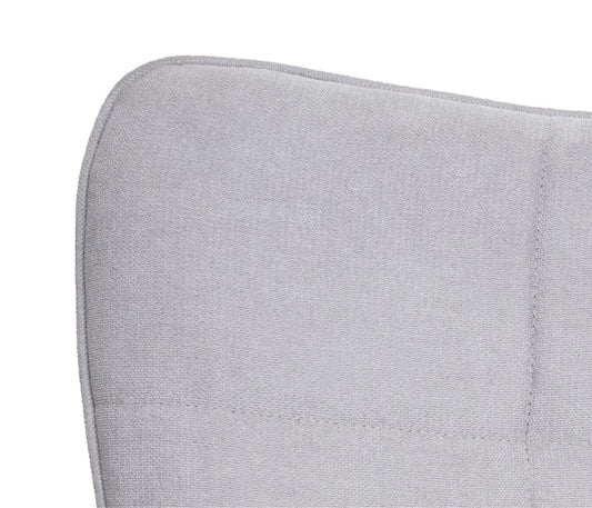 Cosmo Casa - Schommelstoel - Relax - Textiel - Grijs