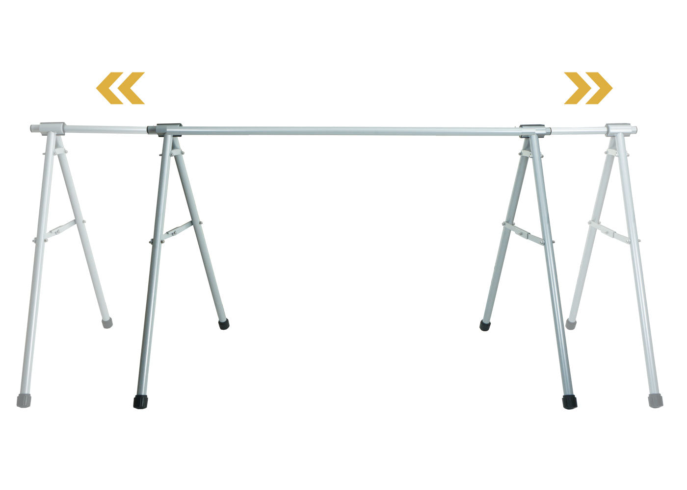 Cosmo Casa - Fietszadelstandaard - Ophangbeugel Fietsstandaard - Gepoedercoat Metaal - Zilver - 114×170×114 cm