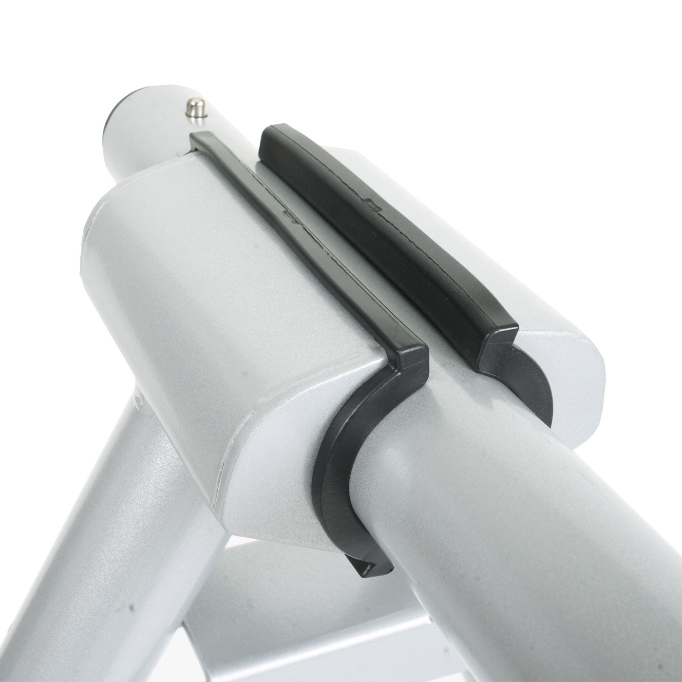 Cosmo Casa - Fietszadelstandaard - Ophangbeugel Fietsstandaard - Gepoedercoat Metaal - Zilver - 114×170×114 cm