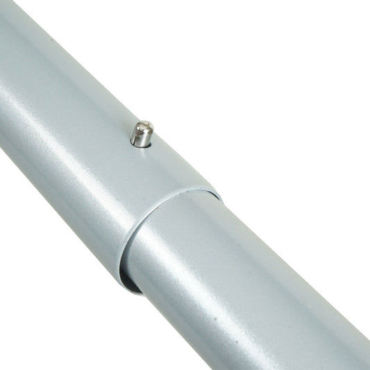 Cosmo Casa - Fietszadelstandaard - Ophangbeugel Fietsstandaard - Gepoedercoat Metaal - Zilver - 114×170×114 cm