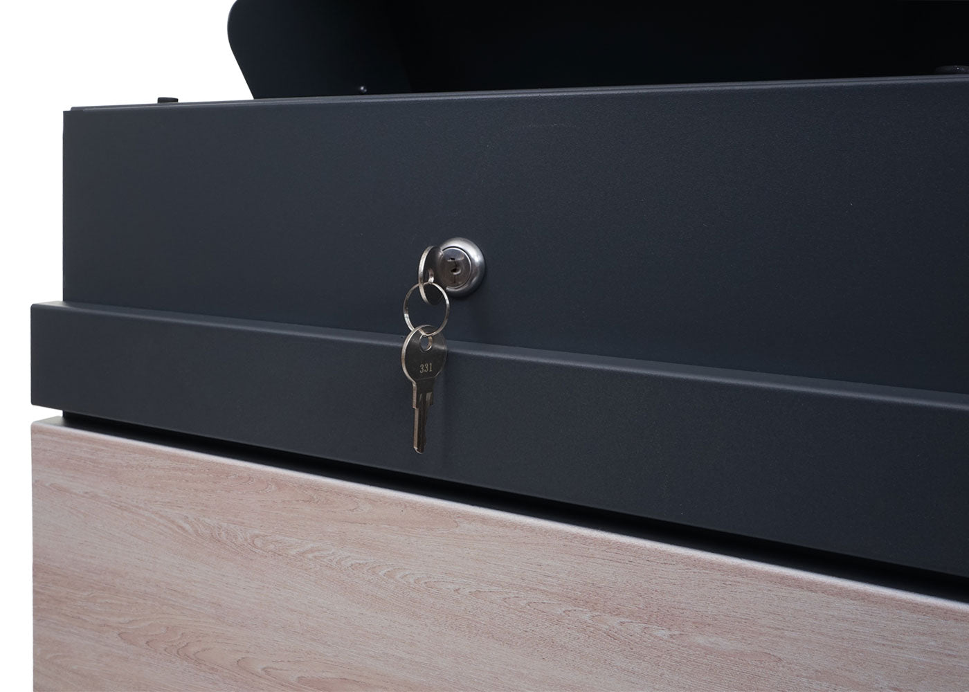 Cosmo Casa - Pakketbus - Brievenbus - Metaal & Houtlook - Antraciet