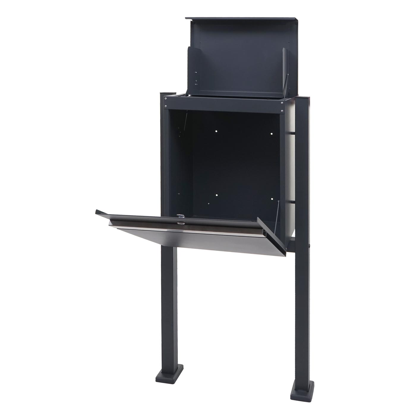 Cosmo Casa - Pakketdoos - Staand - RVS - Antraciet