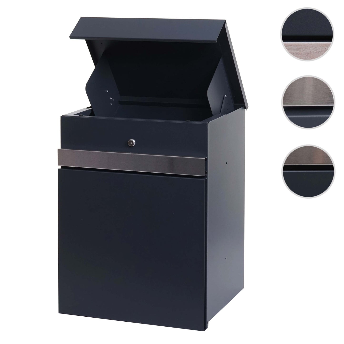 Cosmo Casa - Pakketbus - Brievenbus - Metaal & RVS - Antraciet