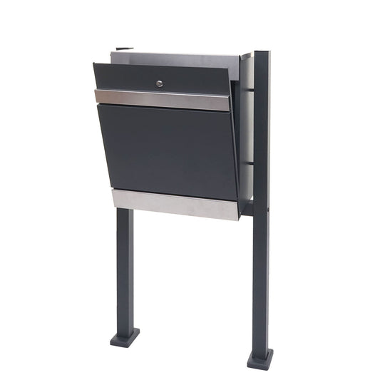 Cosmo Casa - Pakketbus - Staand - RVS - Antraciet