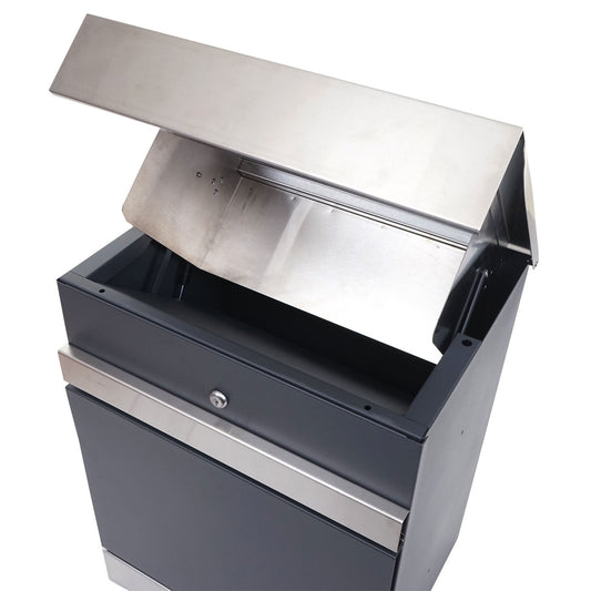 Cosmo Casa - Pakketbus - Staand - RVS - Antraciet