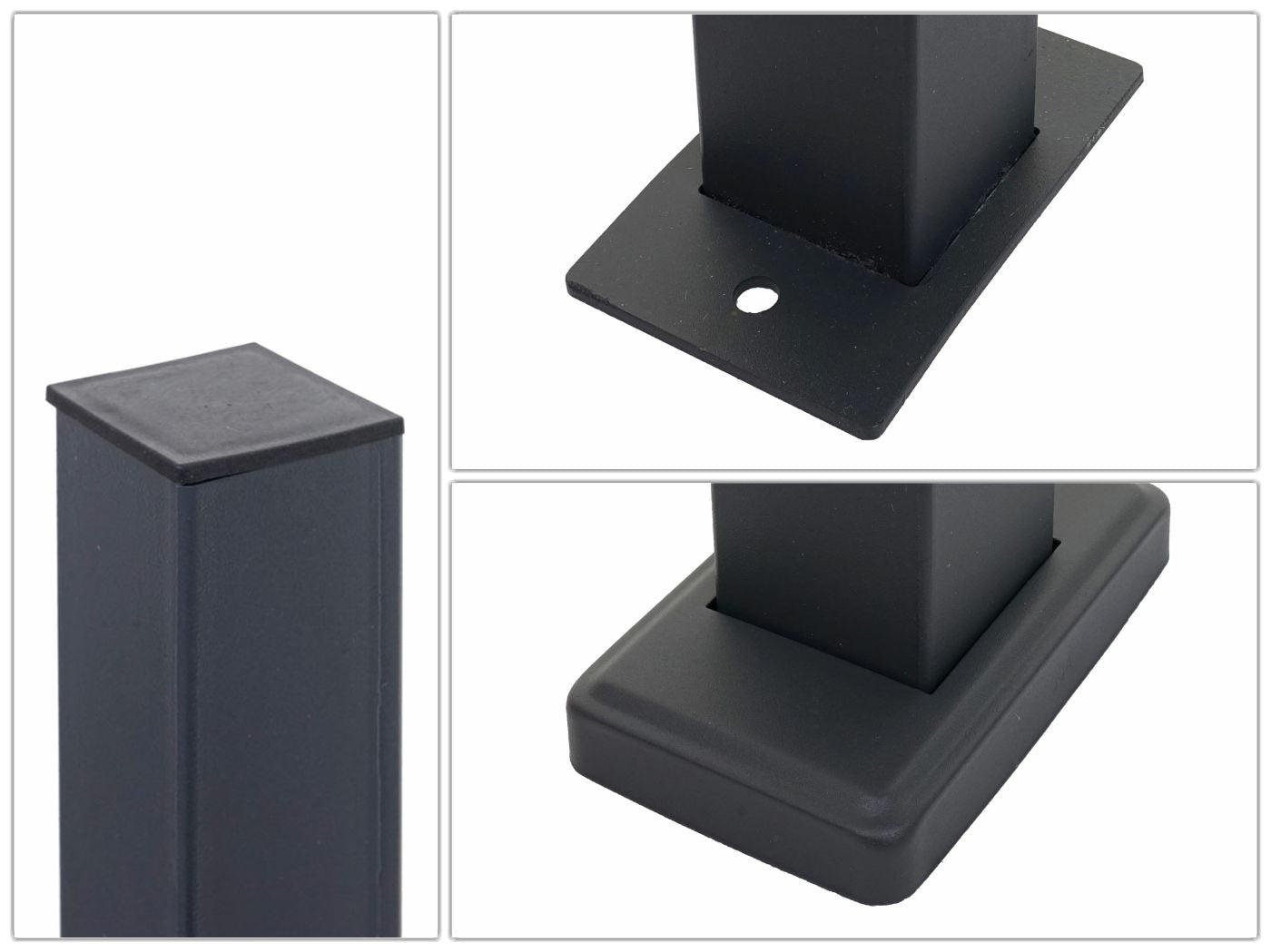 Cosmo Casa - Pakketbusstandaard - Montage - Verzinkt staal - Antraciet