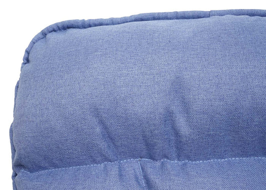 Cosmo Casa - Eetkamerstoel - Verstelbaar - Textiel - Blauw