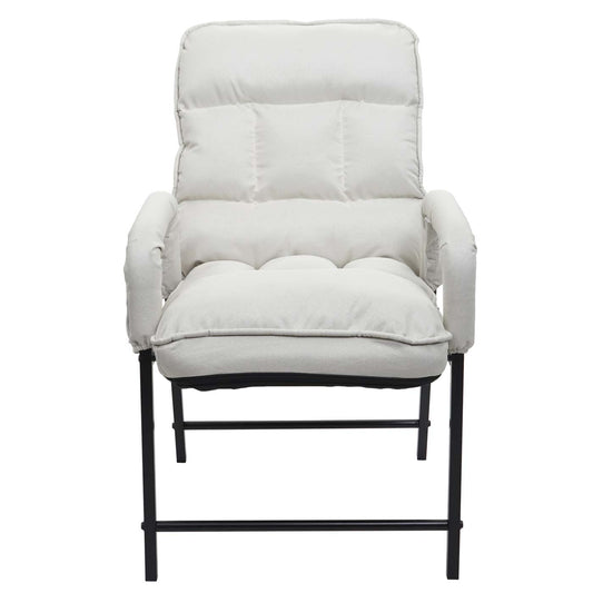 Cosmo Casa - Eetkamerstoel - Verstelbaar - Textiel - Crème-Beige