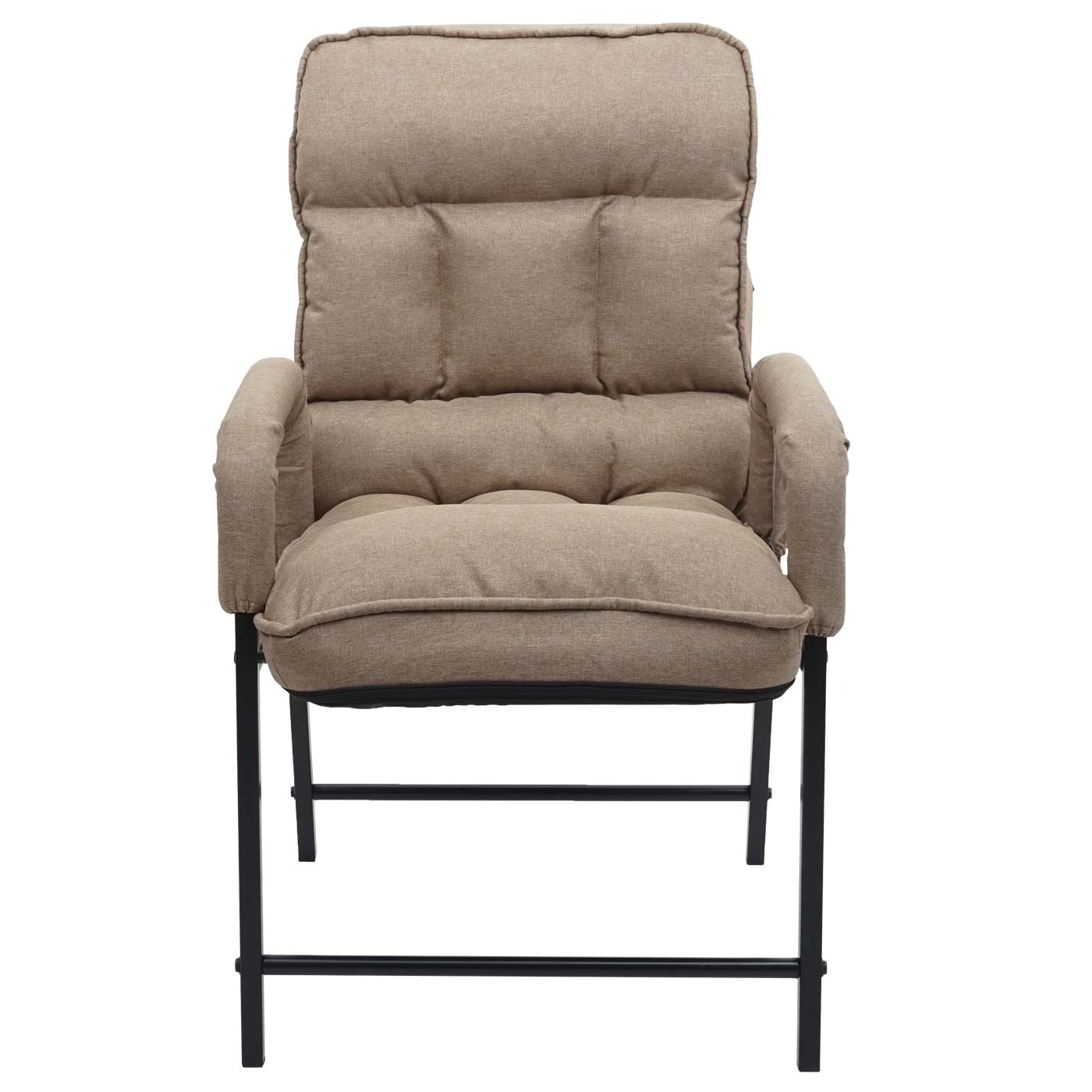 Cosmo Casa - Eetkamerstoel - Verstelbaar - Textiel - Lichtbruin