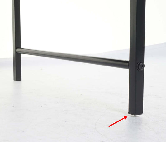 Cosmo Casa - Eetkamerstoel - Verstelbare rugleuning - Metaal & Textiel - Rood