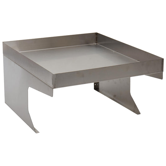 Cosmo Casa - Robotmaaiergarage met Plantenbak - Dakopvang - Metaal (RVS) - Natuurlijke Look